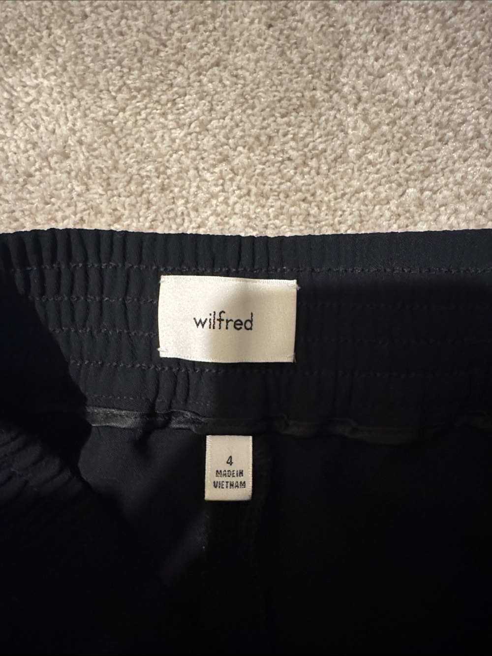 Aritzia Black High-Waist Wide-Leg Trousers - Effortless Pant - Picture 2 of 3
